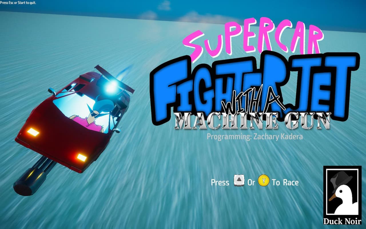 Supercar Fighter Jet With A Machine Gun screenshot 2