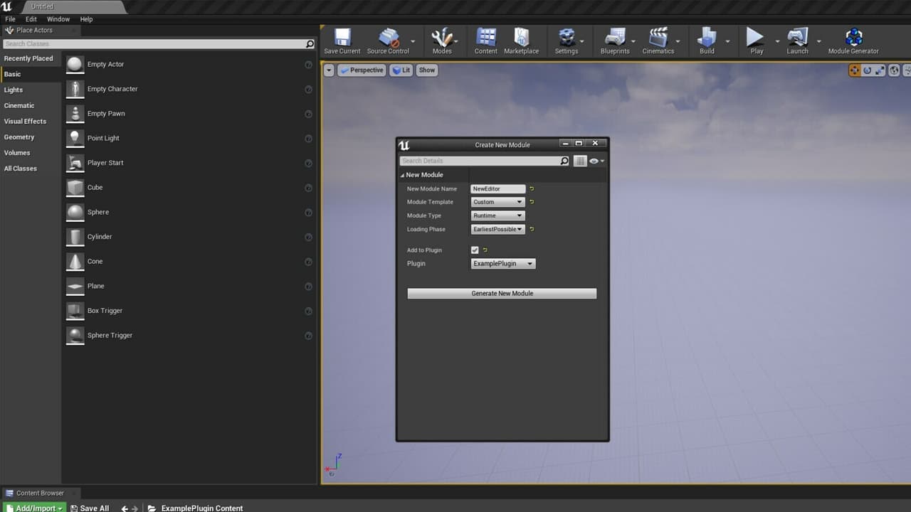 C++ Module Generator (Free UE4 Plugin)