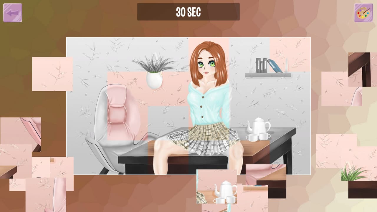 Girls on puzzle 5 screenshot 2