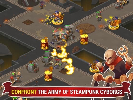 Steampunk 2 Tower Defense screenshot 2
