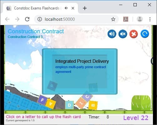 CramFLASH Construction Contract Exam Random Flashcard Apps