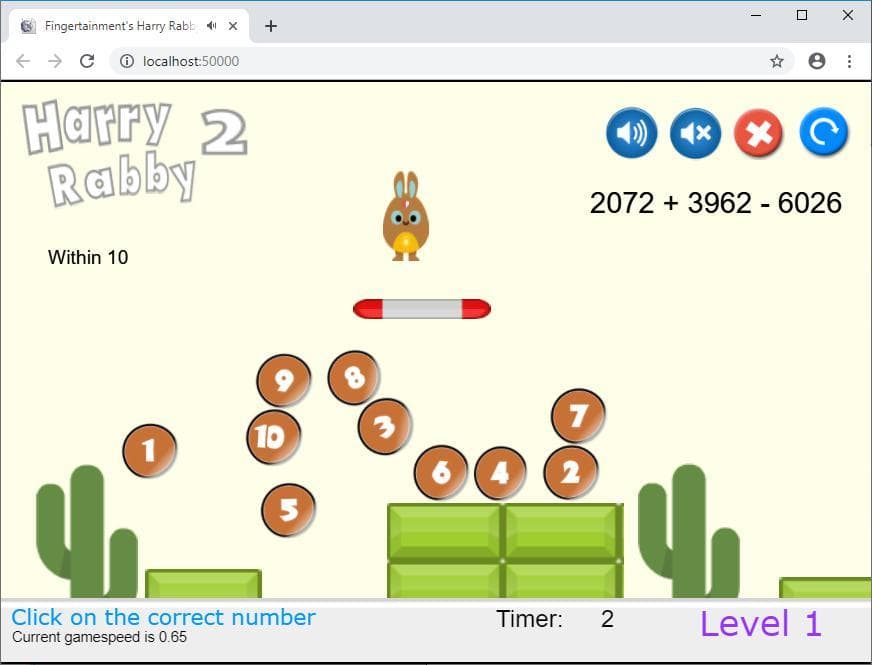 HarryRabby2 Add and Subtract 4 Digit Numbers FREE screenshot 2