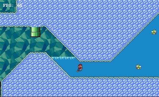 Super Mario Bros. 3 - Ice World lvl.6 Remake screenshot 3