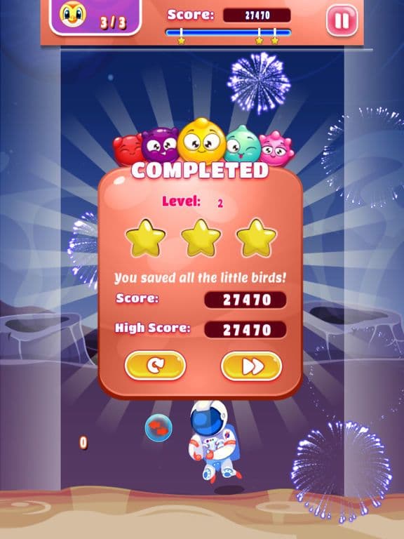 Spaceman Bubble Float - PRO - out of this world pop shooter