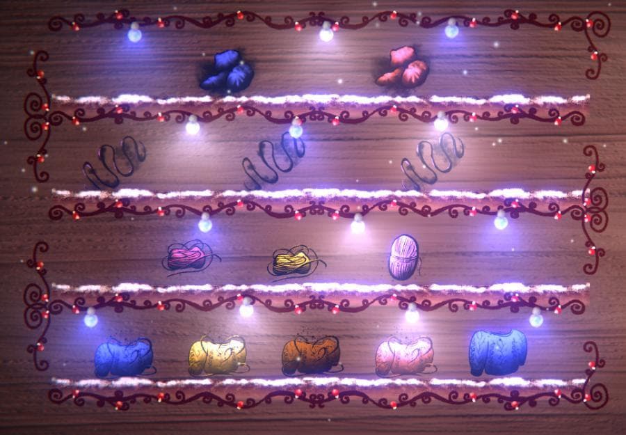 Winter knitting factory screenshot 2