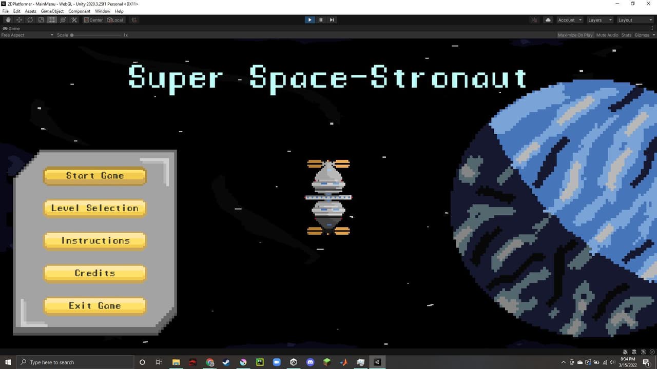 2D Platformer Tutorial (Jackson_Pawlicki) screenshot 3