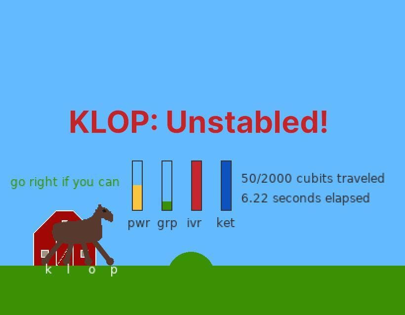 KLOP: Unstabled