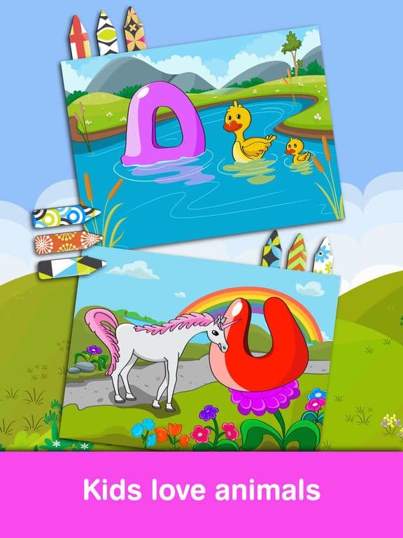 Anitrek Coloring - ABC & 123 learning app for Kids screenshot 4