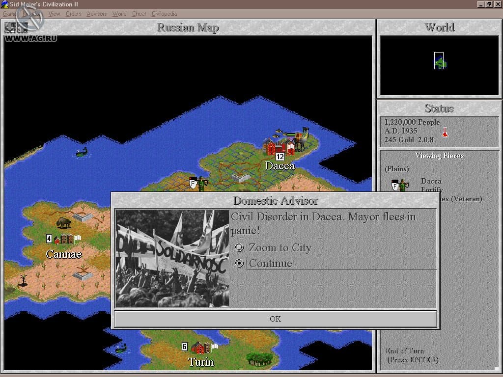 Sid Meiers Civilization 2 screenshot 6