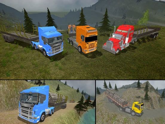 Off Road Cargo Heavy Trailer Truck Simulator 3D screenshot 3