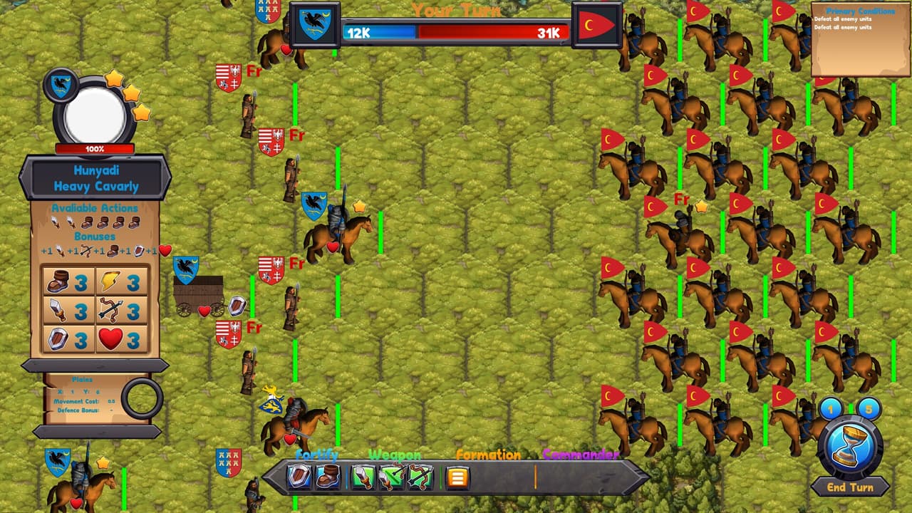 Hunyadi Strategy screenshot 2