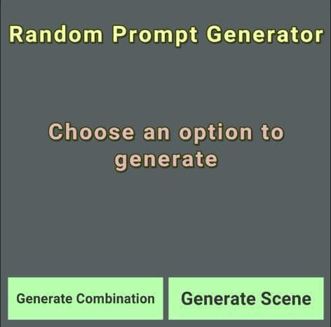 Random Art Prompt Generator