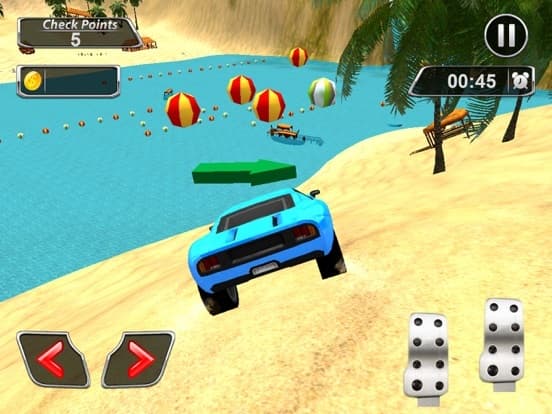 Floating Aqua Car Stunt screenshot 5