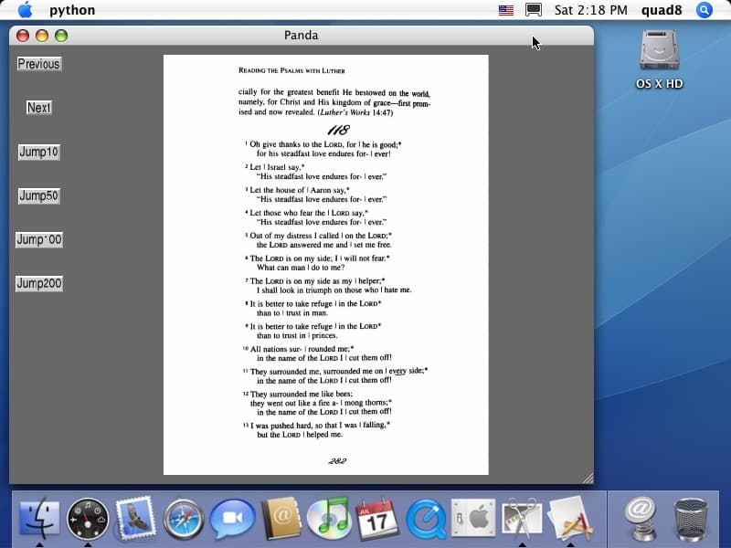 Psalms Reader