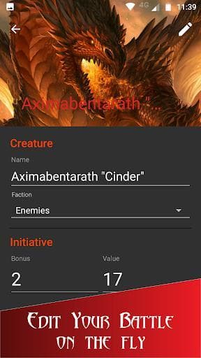 Initiative Tracker for D&D screenshot 3