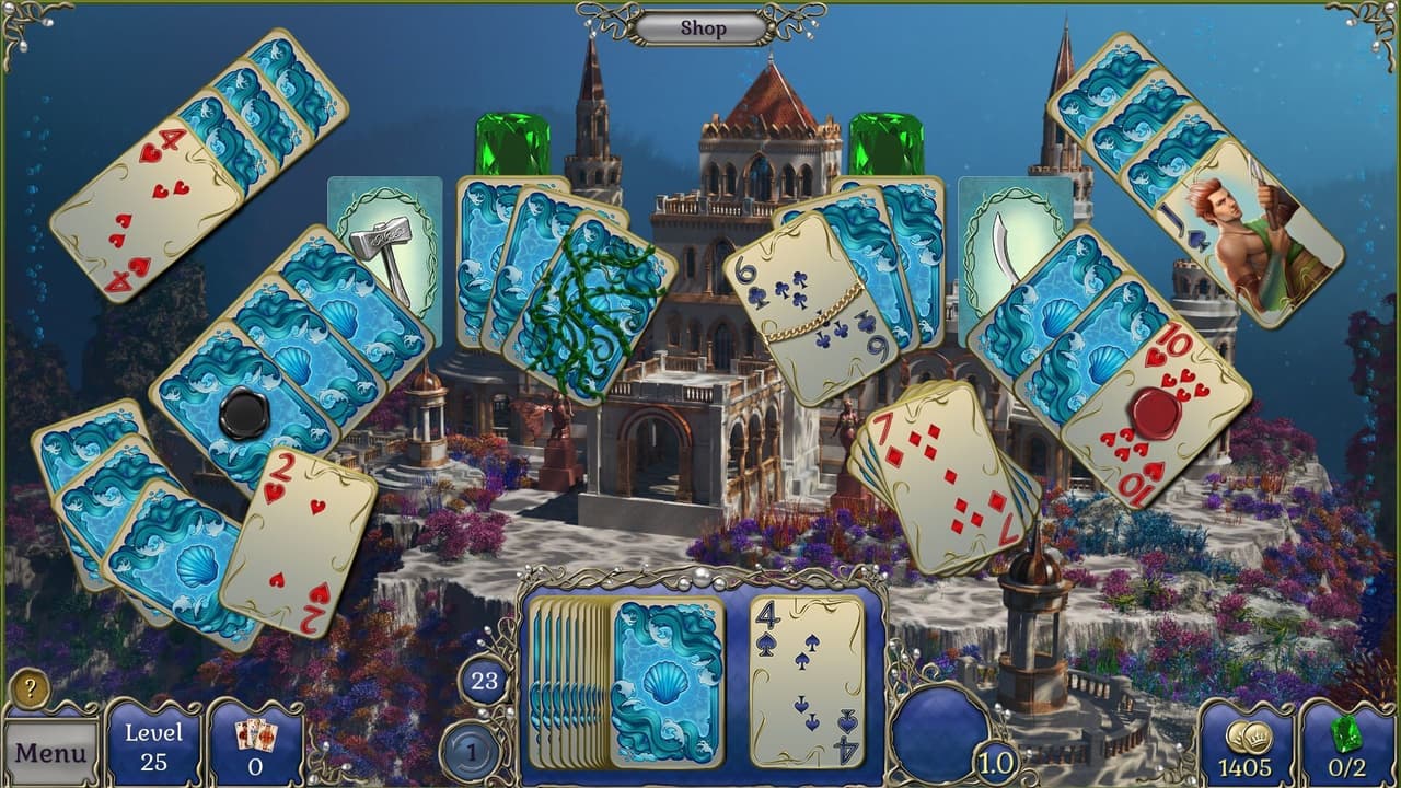 Jewel Match Atlantis Solitaire 3 - Collectors Edition screenshot 4