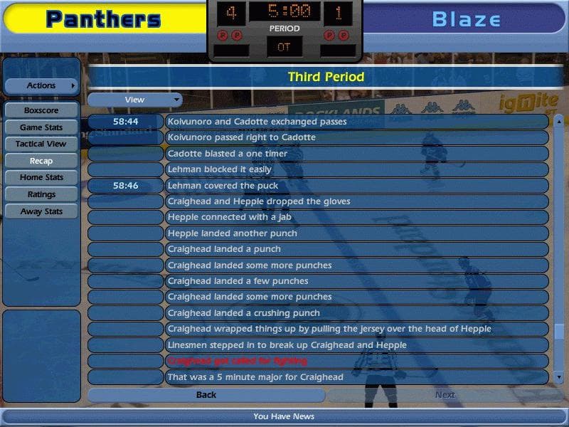 NHL Eastside Hockey Manager screenshot 3
