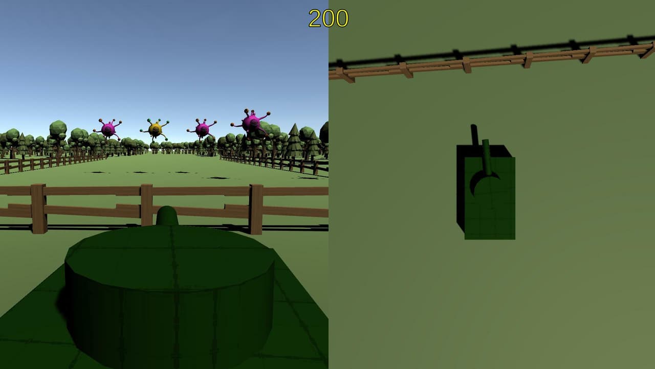 Two Monkeys Piloting a Tank screenshot 4