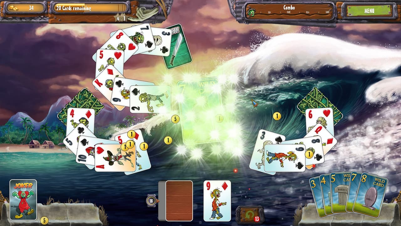 Zombie Solitaire 2 Chapter 3 screenshot 3