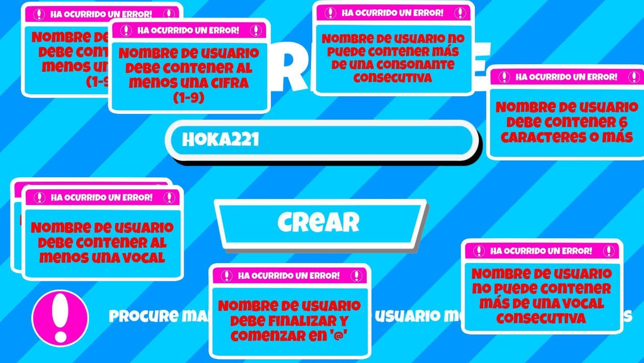 Username screenshot 3