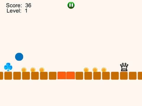 Bouncing Blue Dash - Jump In A Color-Ful Madness World Free screenshot 5