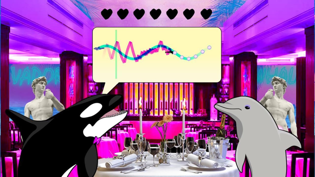 VAPORWHALE Hot Date (GGJ2017) screenshot 2