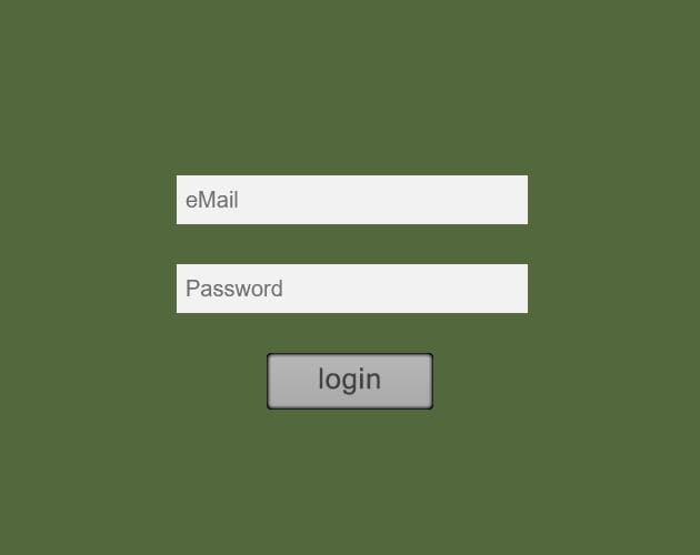 GD register and login example screenshot 3