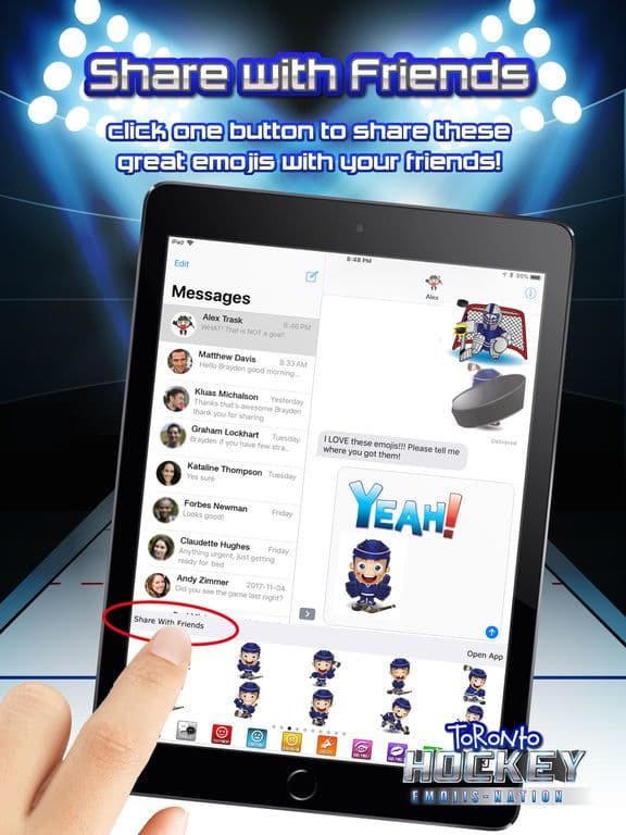 Toronto Hockey Emojis