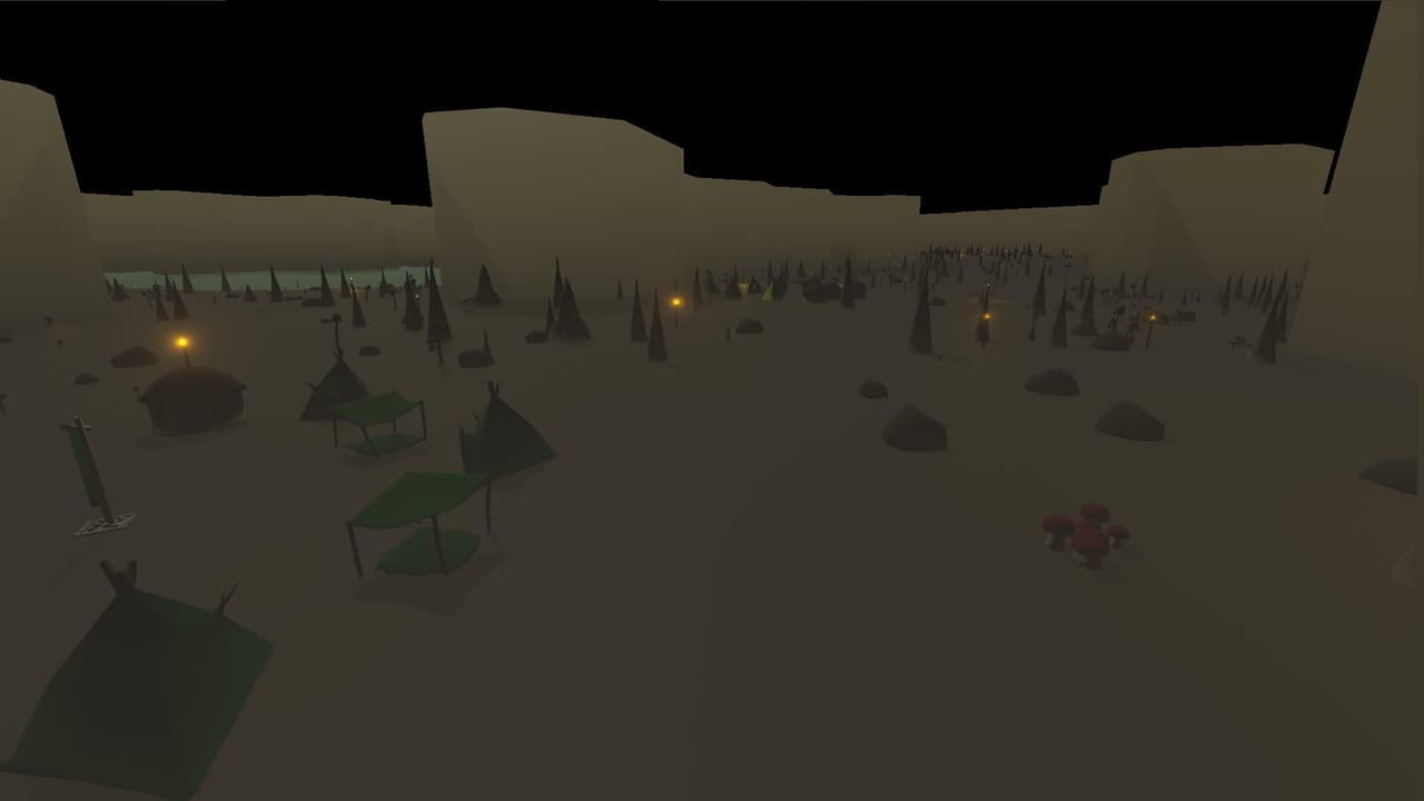 Procedurally generated cavern