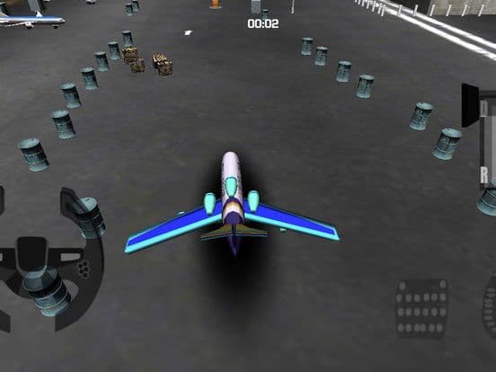 Airplane Flight Pilot Parking Mania Plane on Runway Race Simulator