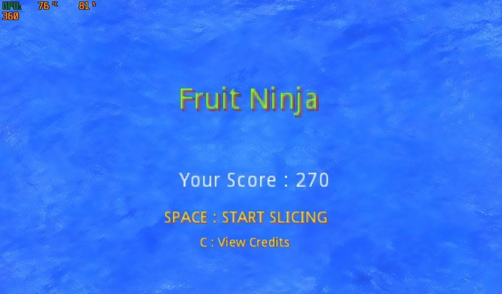 Fruit Ninja (vaibhavkr) screenshot 6
