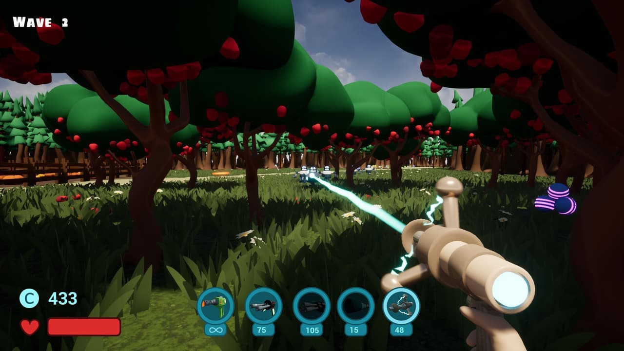 The farmer, the cat and space inviders screenshot 2