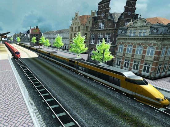 Euro Train Driving Games screenshot 2