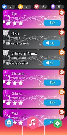 Piano Tiles - Anime Songs screenshot 5