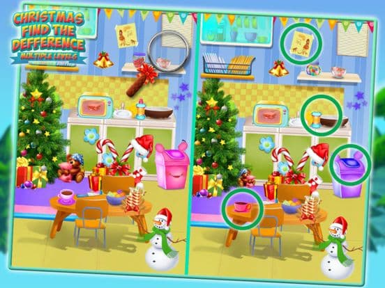 Christmas Find The Difference Multiple Levels screenshot 4