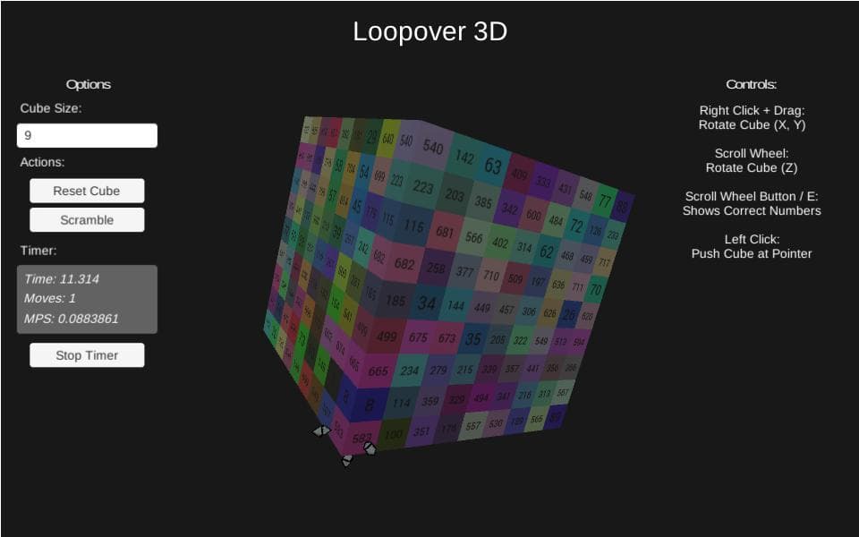 Loopover 3D