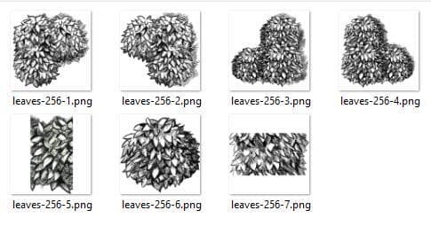 Top Down Sketchy BW Game Assets (256x256) screenshot 3