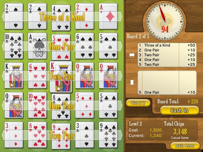 Puzzle Poker screenshot 2