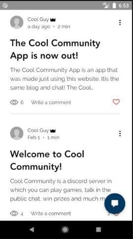 The Cool Communtiy App screenshot 2