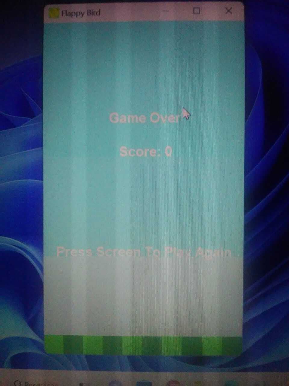 Flappy Bird (itch) (DevGameNoob) screenshot 2