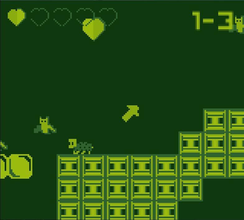 A turtle in a pixelated planet screenshot 5