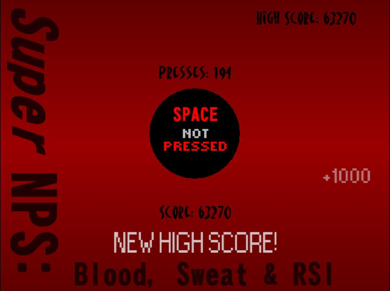 Super NPS: Blood, Sweat & RSI screenshot 2
