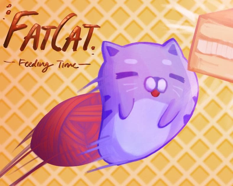Fat Cat Feeding Time