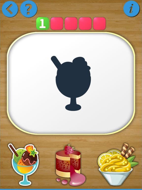 The shadow puzzle sweets. Educational game HD Free screenshot 4