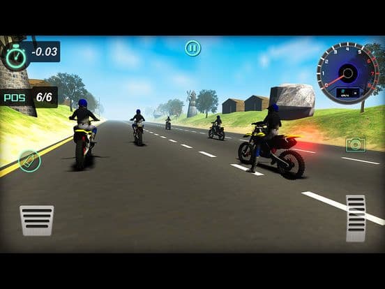 Highway Bike Stunt Racer