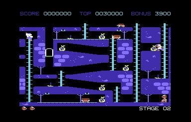 Bagman Comes Back (C64 version) screenshot 4