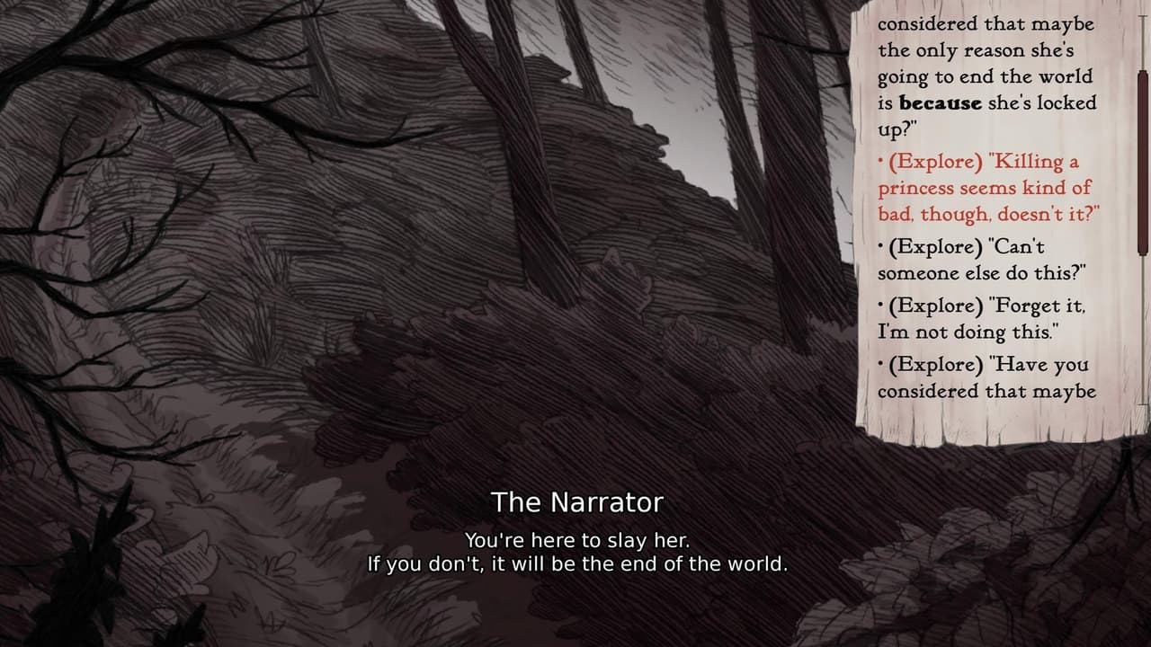 Slay the Princess - Free Demo Available Now! screenshot 2