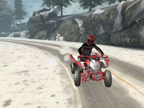 ATV Snow Racing - eXtreme Real Winter Offroad Quad Driving Simulator Game FREE Version screenshot 5
