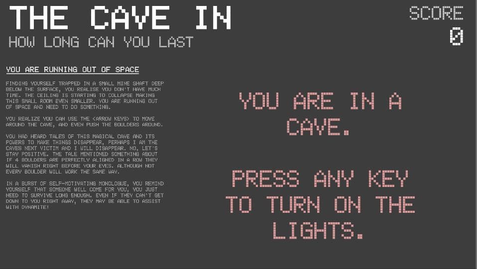 The Cave In screenshot 2