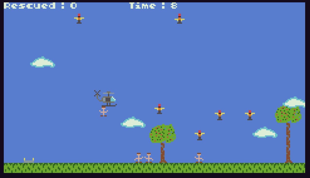RescueCopter - TIC80